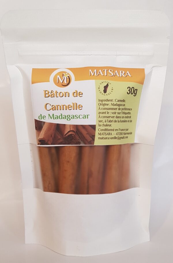 Bâton de Cannelle de Madagascar 30g