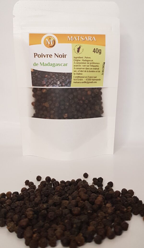 Poivre noir de Madagascar 40g