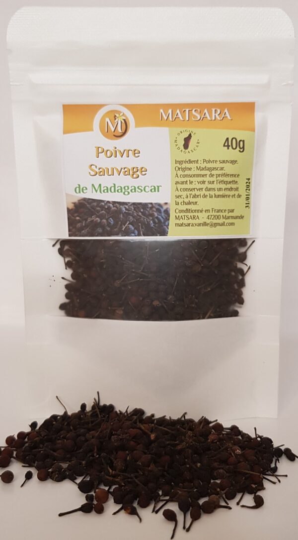Poivre sauvage de Madagascar 40g